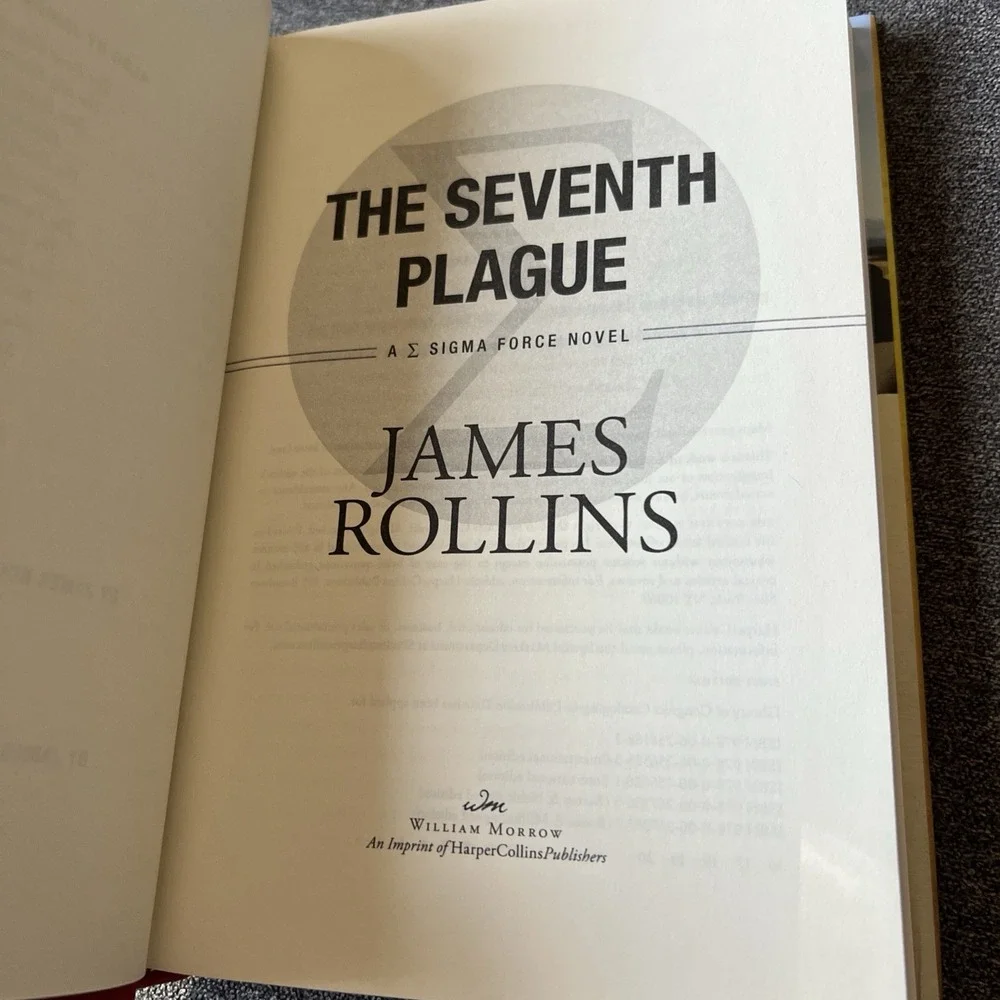 Seventh Plague HC James Rollins Good